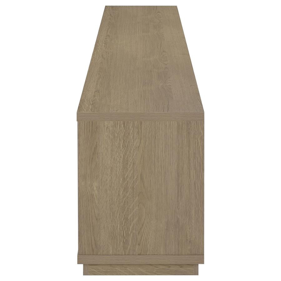 Medina 4-Door TV Stand for TVs up to 85 Inches Latte