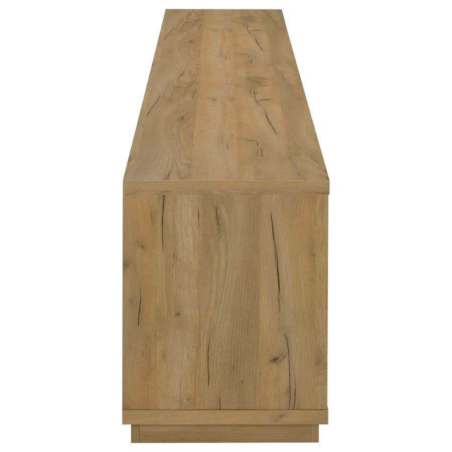 Medina 4-Door TV Stand for TVs up to 85 Inches Golden Oak