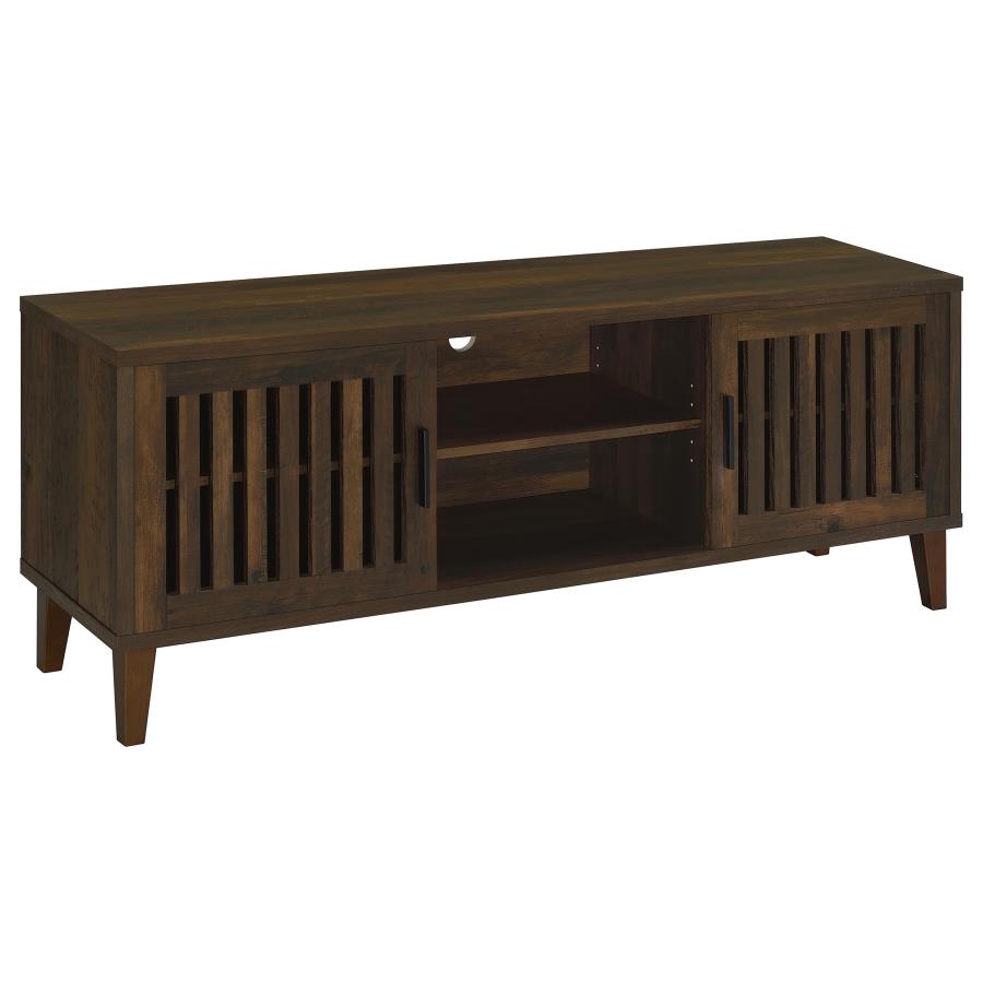 Sedona 2-door TV Stand for TVs up to 65 Inches Dark Pine