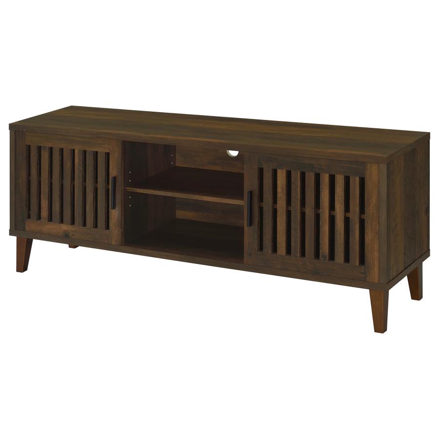 Sedona 2-door Engineered Wood 60-inch TV Stand Dark Pine
