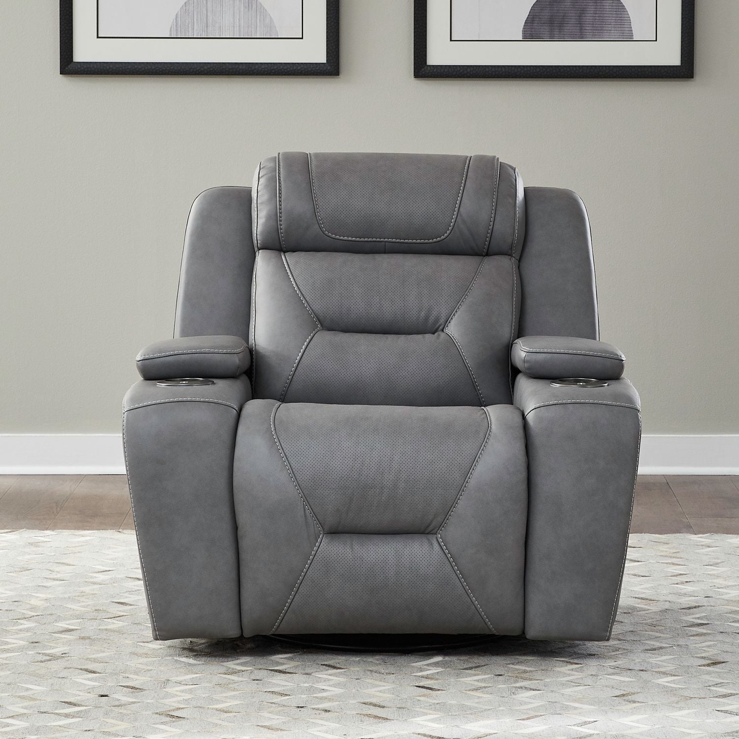 Chapman Dual Power Swivel Glide Recliner