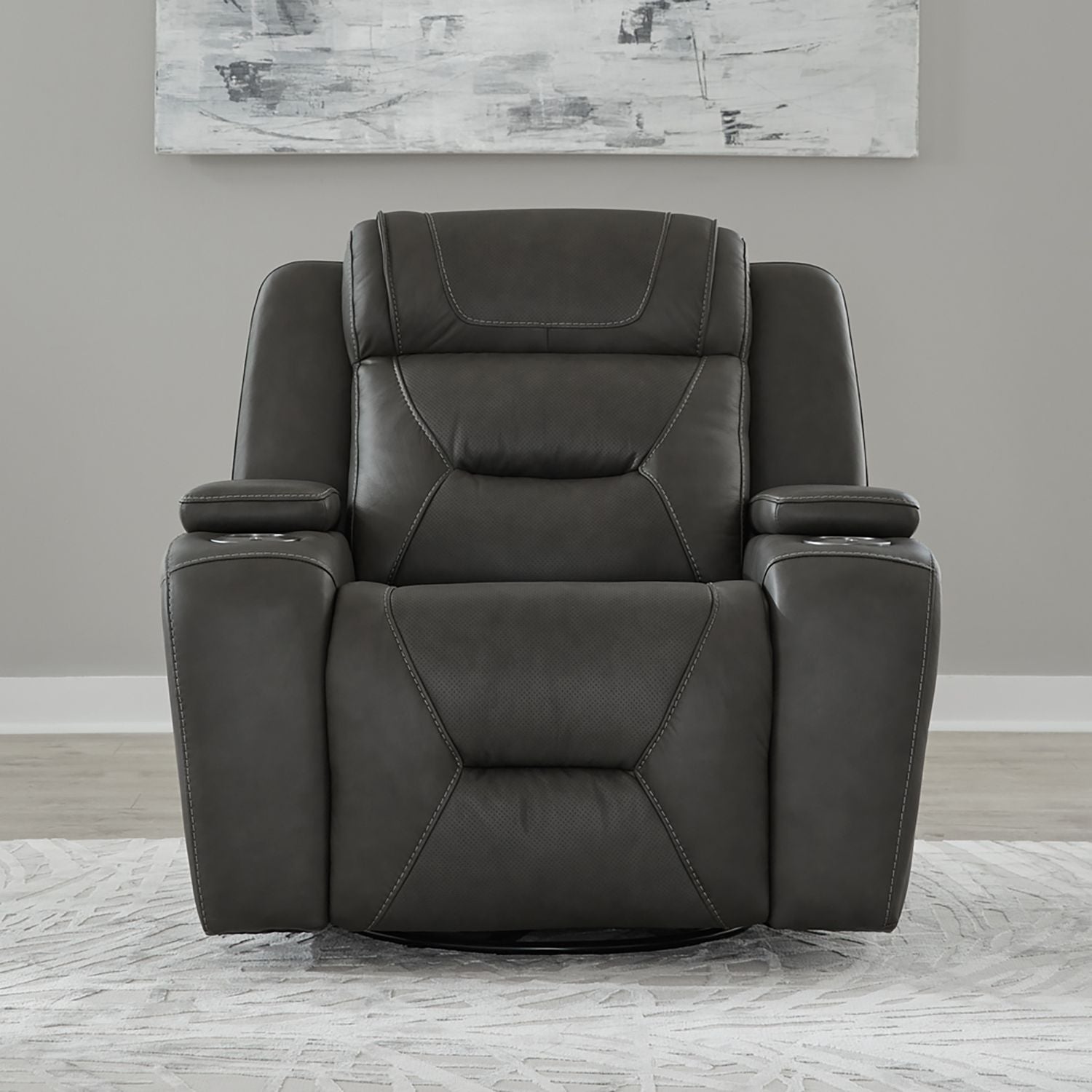 Chapman Dual Power Swivel Glide Recliner