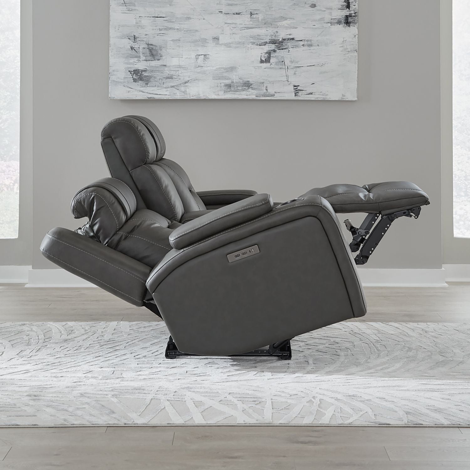 Chapman Dual Power Zero Gravity Loveseat with Console