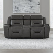 Chapman Dual Power Zero Gravity Loveseat with Console