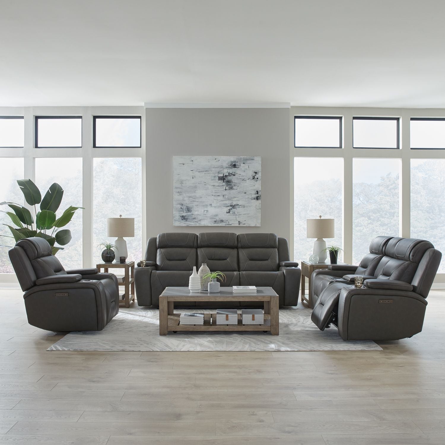 Chapman Sofa with Loveseat & Recliner