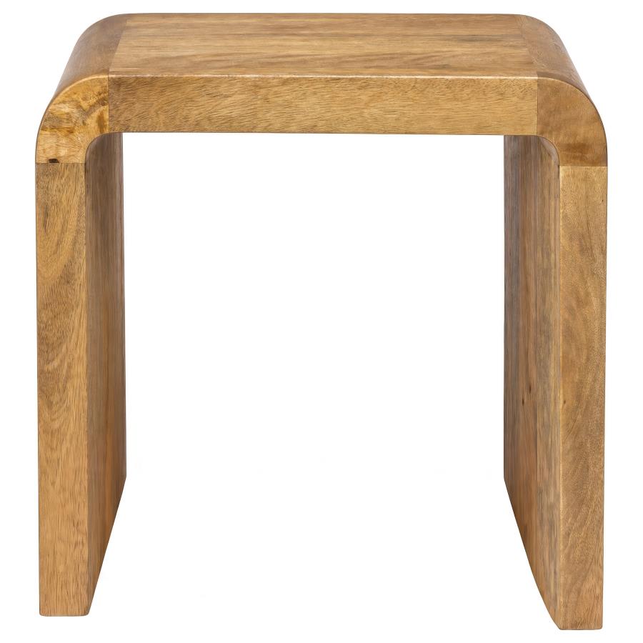 Booker 2-piece Mango Wood Coffee and End Table Set Natural