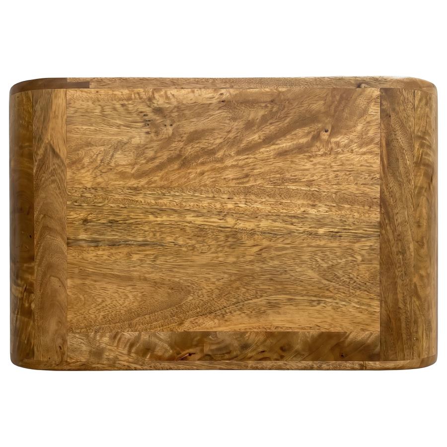 Booker 2-piece Mango Wood Coffee and End Table Set Natural
