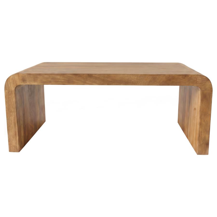 Booker 2-piece Mango Wood Coffee and End Table Set Natural