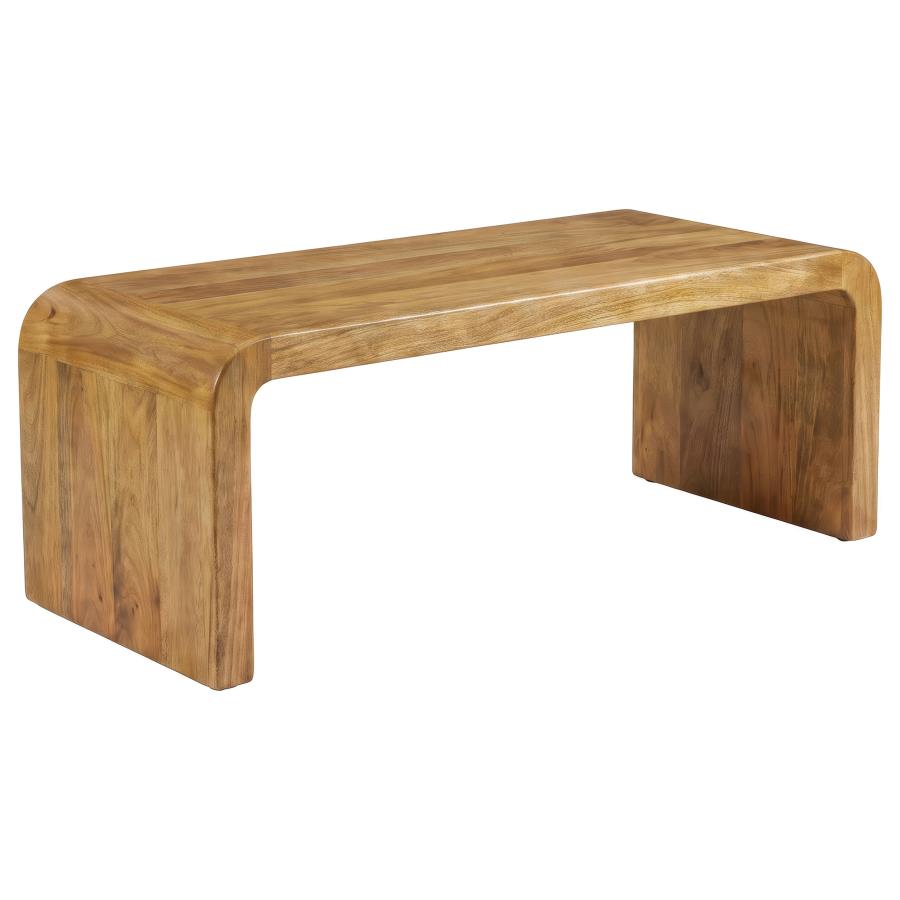 Booker 3-piece Mango Wood Coffee and End Table Set Natural