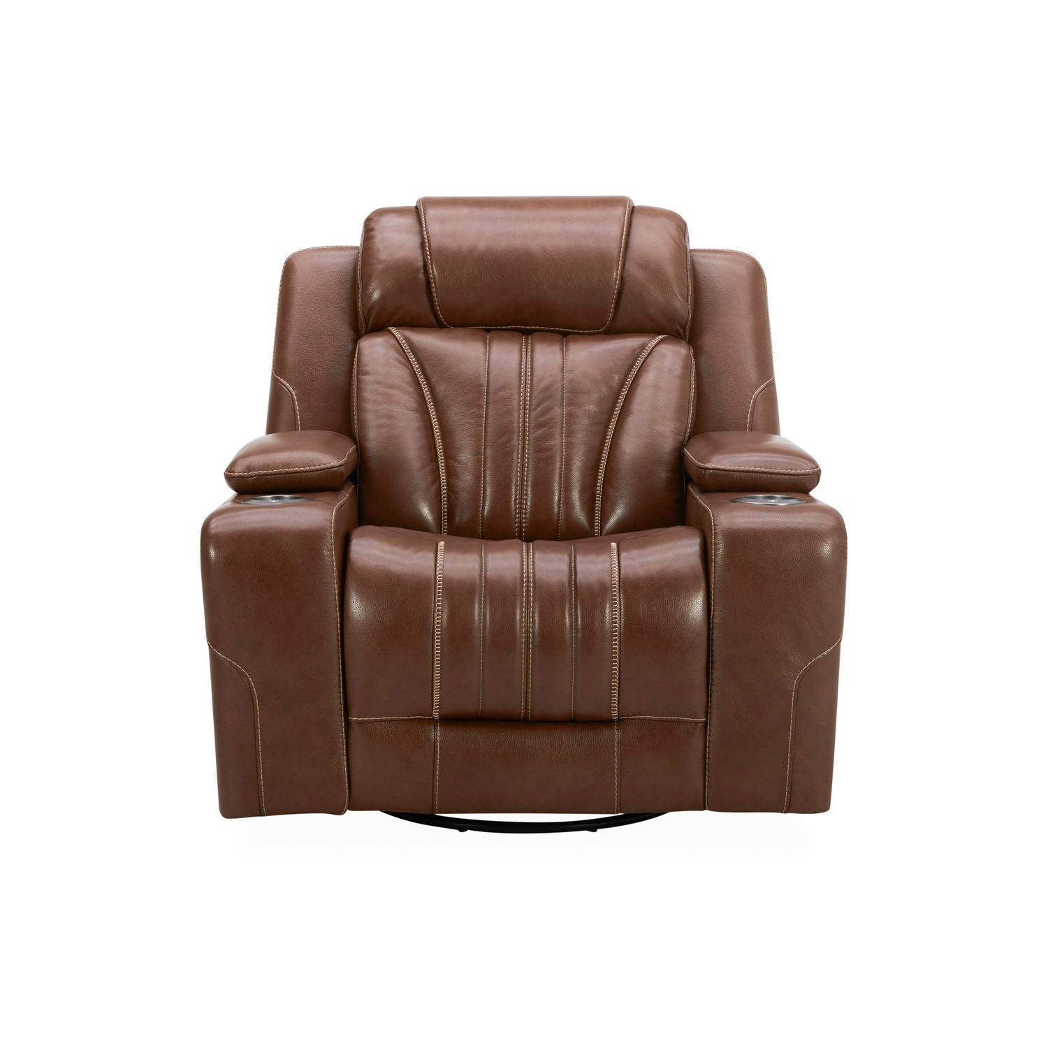 Caswell Dual Power Swivel Glide Recliner