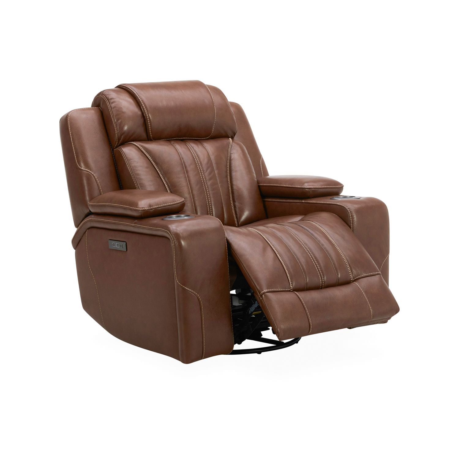 Caswell Dual Power Swivel Glide Recliner