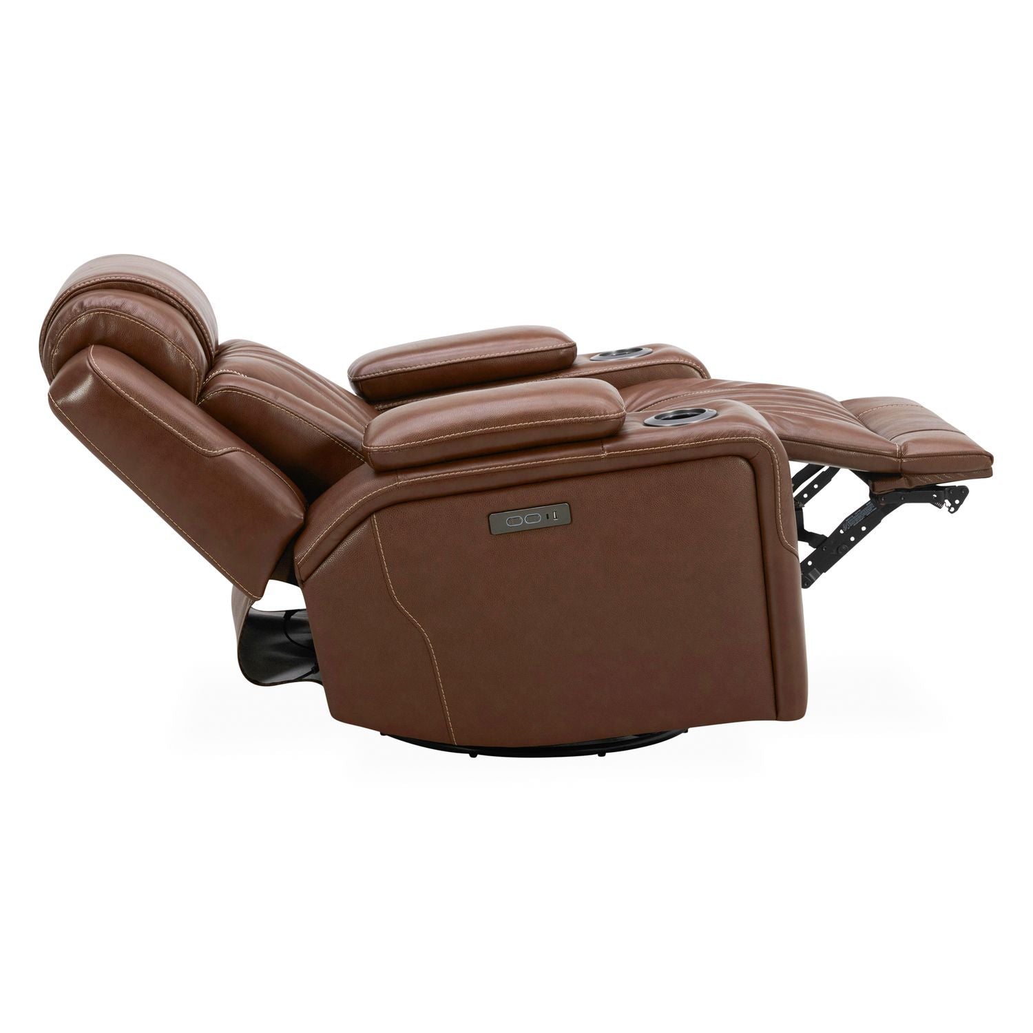 Caswell Dual Power Swivel Glide Recliner