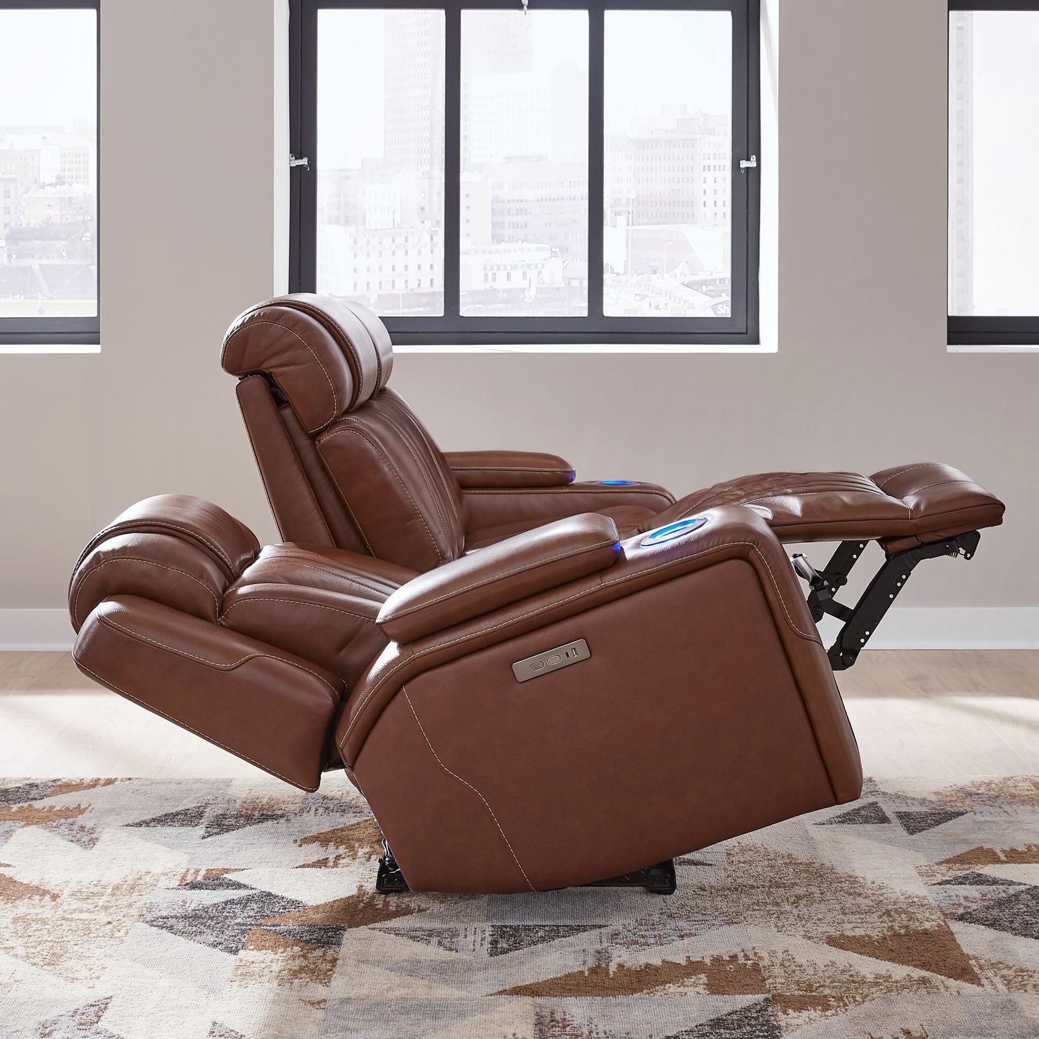 Caswell Dual Power Zero Gravity Sofa