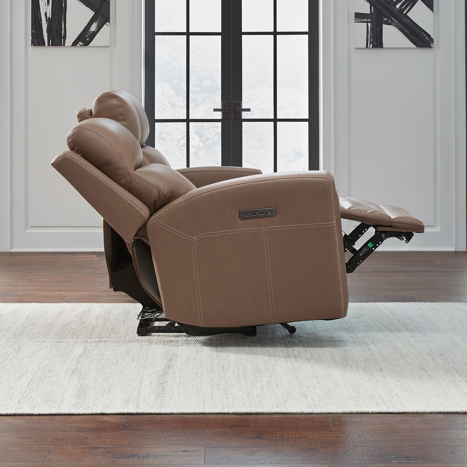 Camden Triple Power Zero Wall Loveseat with Console