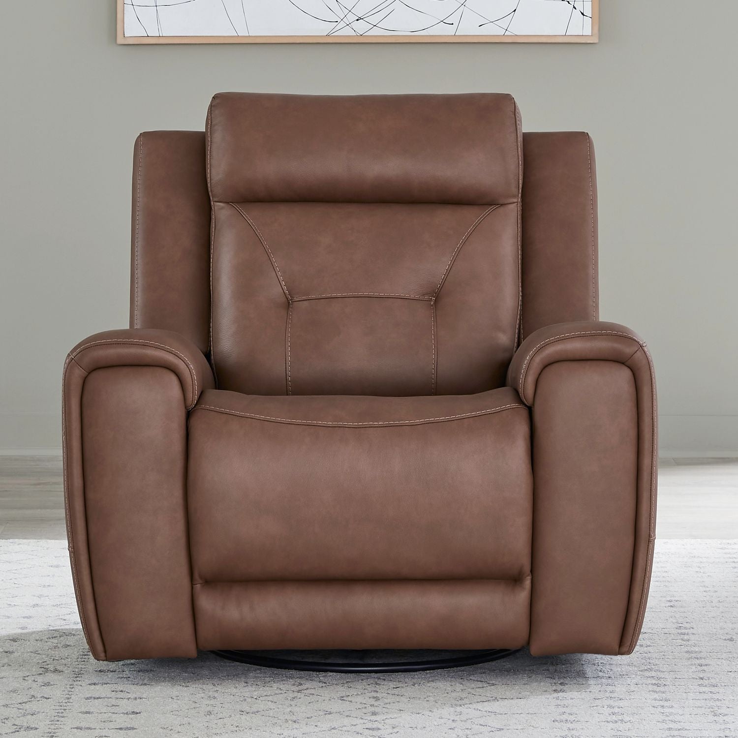 Beckham Dual Power Swivel Glide Recliner