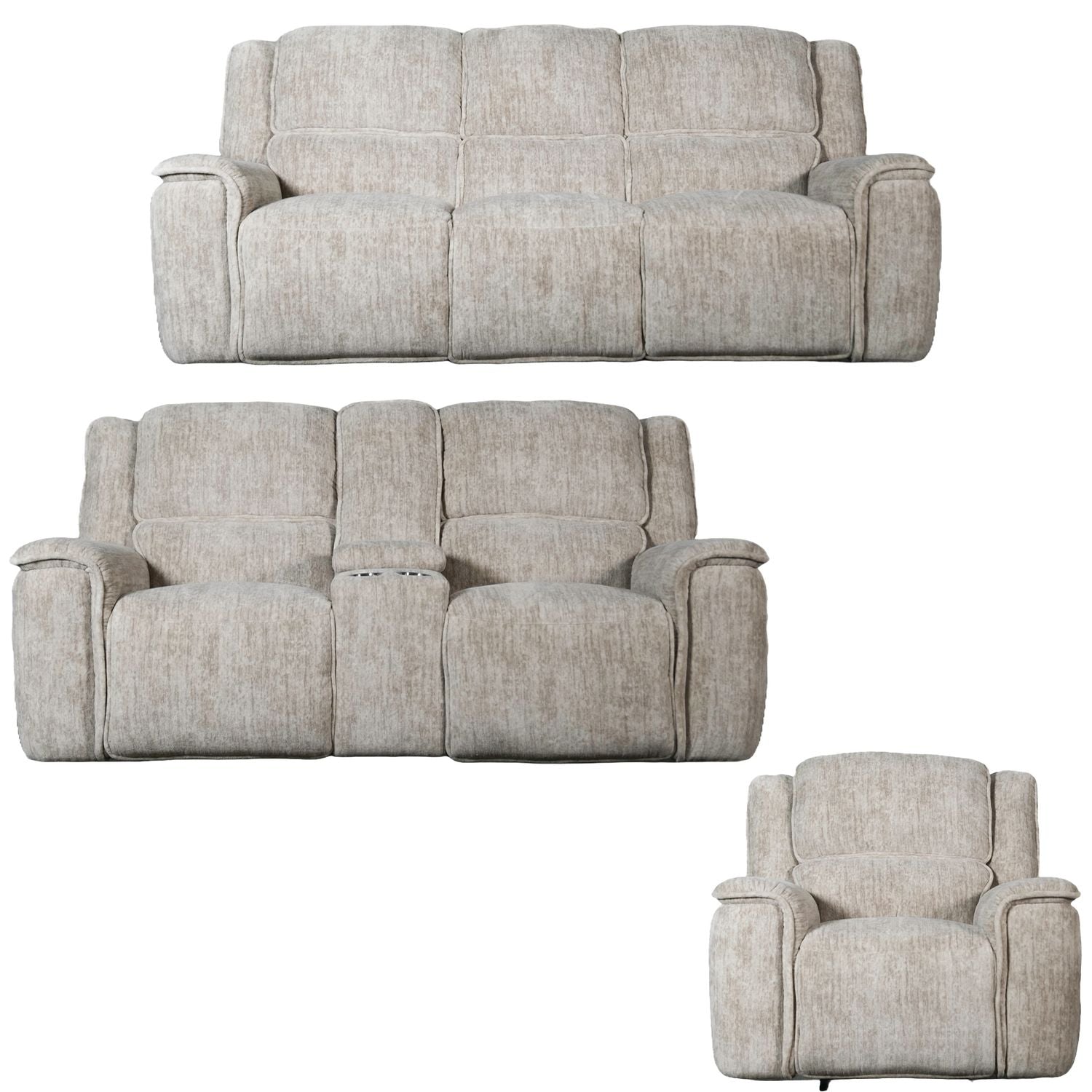 Clayton Sofa with Loveseat & Recliner