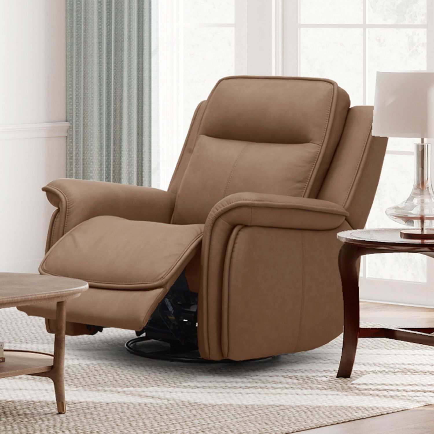 Cora Triple Power Swivel Glide Recliner
