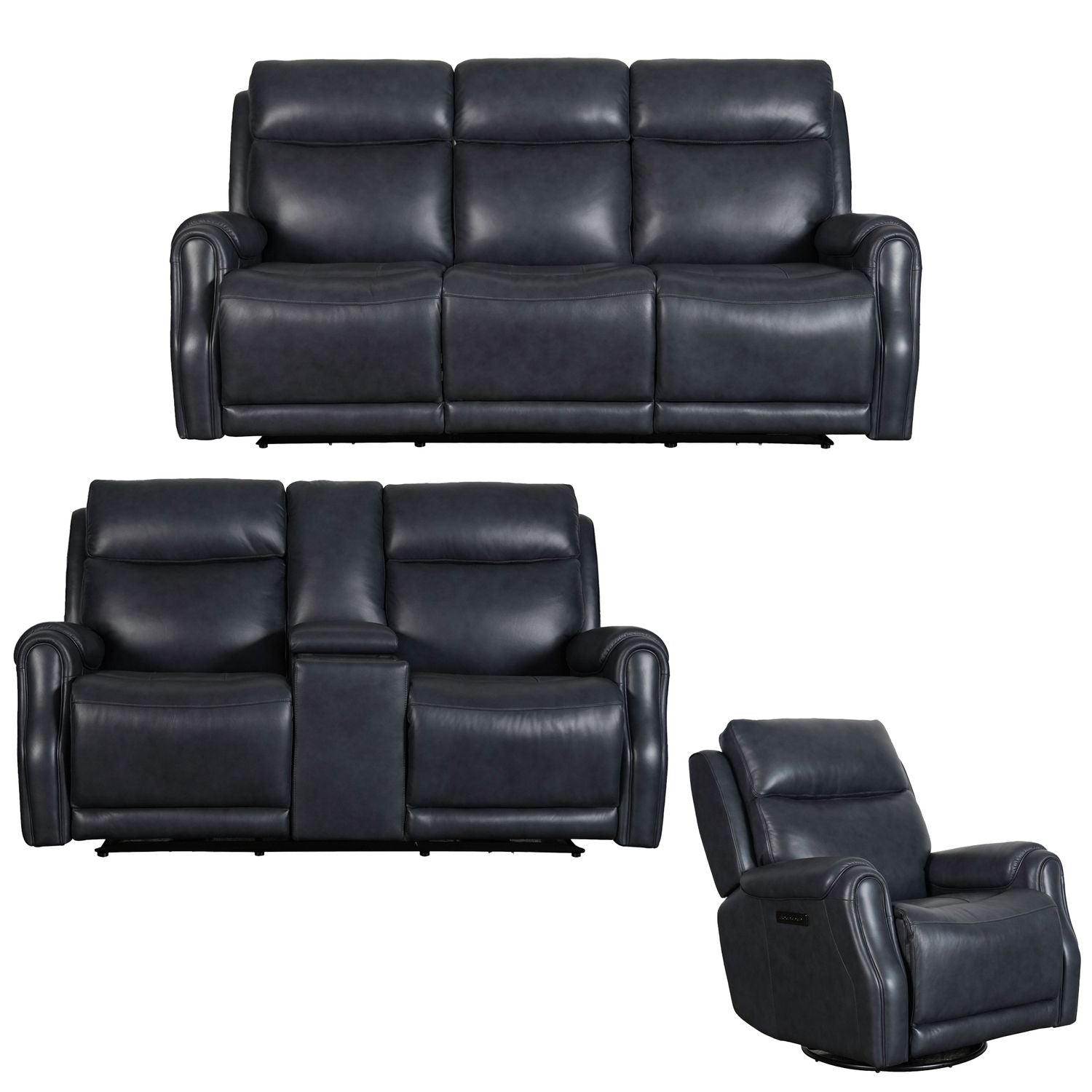 Clinton Sofa with Loveseat & Recliner