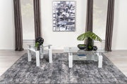 Dyer 2-piece Rectangular Coffee and End Table Set White