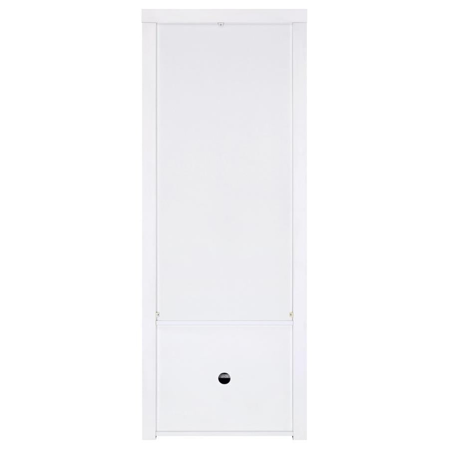 Jude 4-shelf Engineered Wood Media Tower High Gloss White