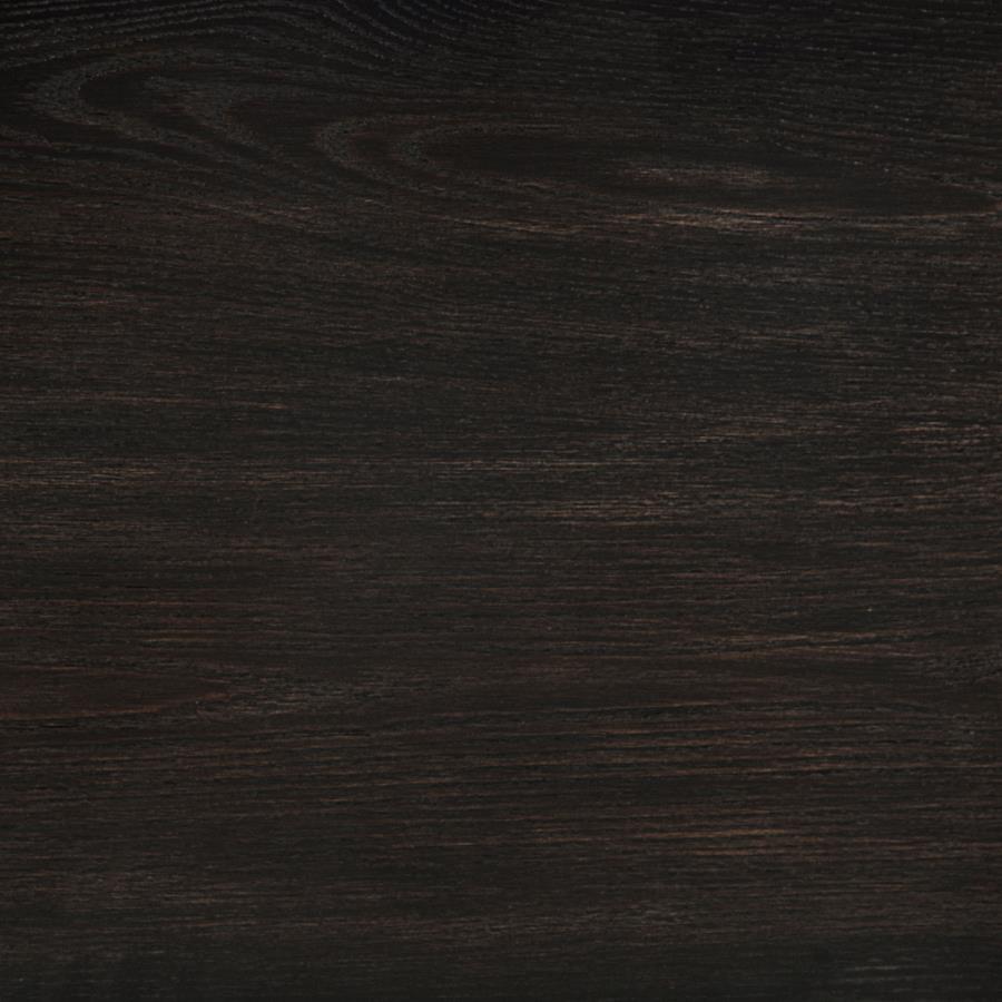 Leandro 3-piece Wood Coffee and End Table Set Burnished Black