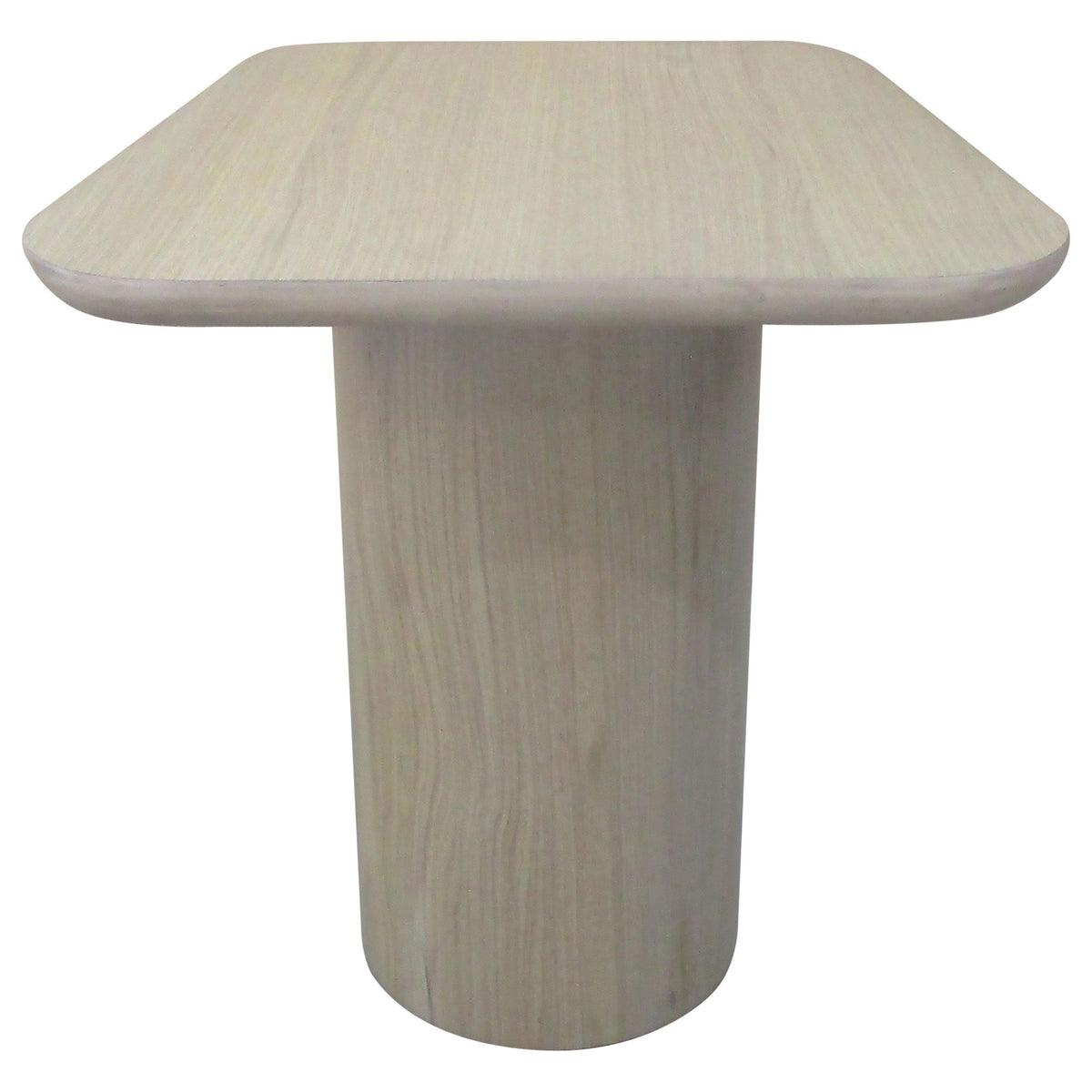 Lester Contemporary Square Wood End Table with Oak Veneer Honey Oak