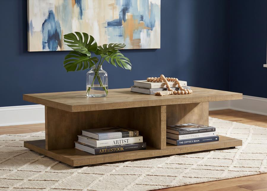 Cortona Rectangular Engineered Wood Cocktail Coffee Table Mango