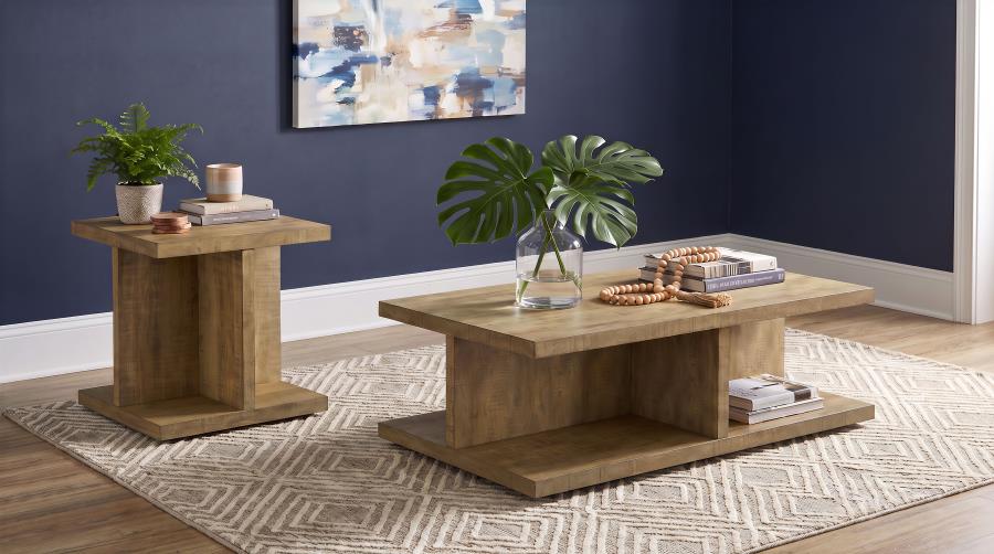 Cortona Rectangular Engineered Wood Cocktail Coffee Table Mango