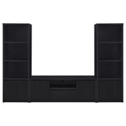 Winfield 3-piece Entertainment Center 60-inch TV Stand Black