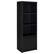 Winfield 4-shelf Media Tower Entertainment Pier Black
