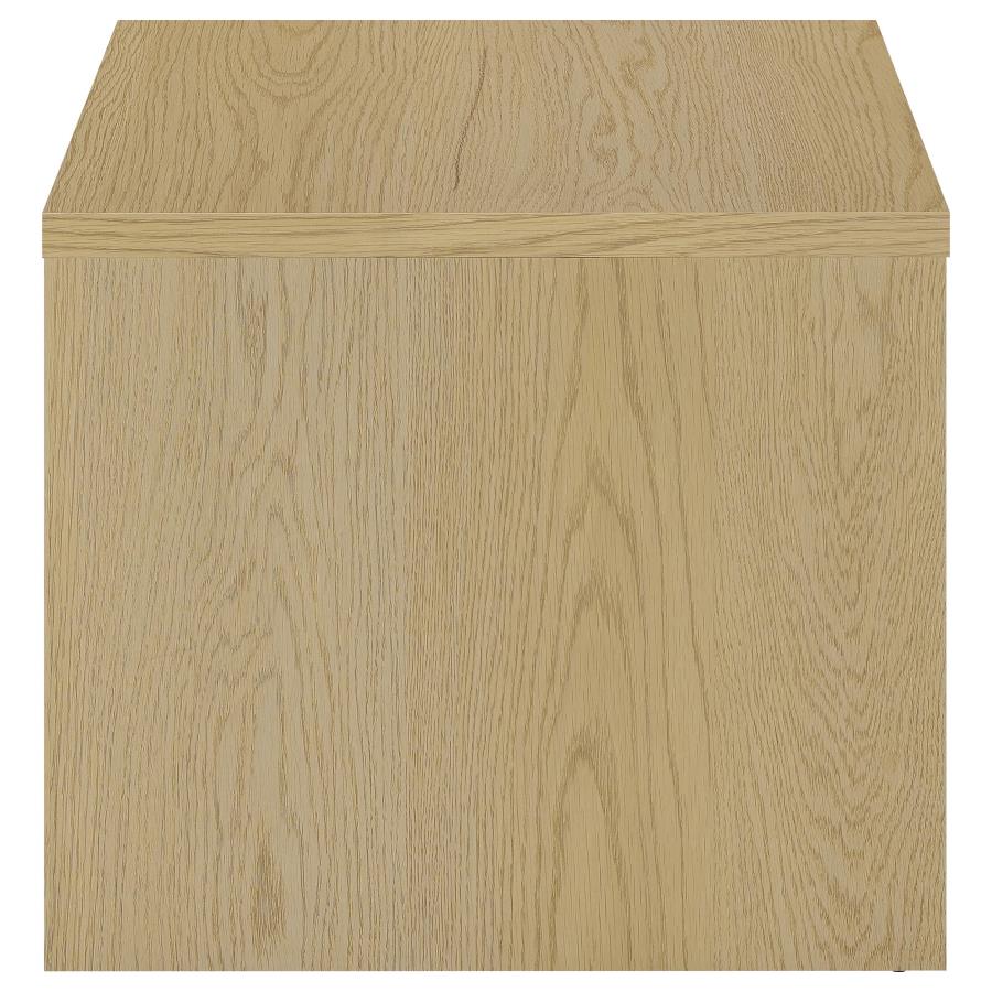 Canoga 2-piece Lift Top Cocktail Coffee Table Set Light Oak