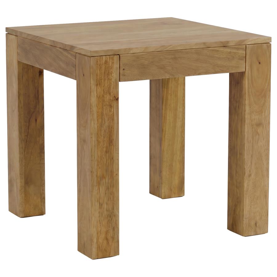 Butte 2-piece Mango Wood Coffee and End Table Set Natural