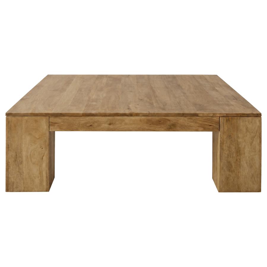 Butte 2-piece Mango Wood Coffee and End Table Set Natural