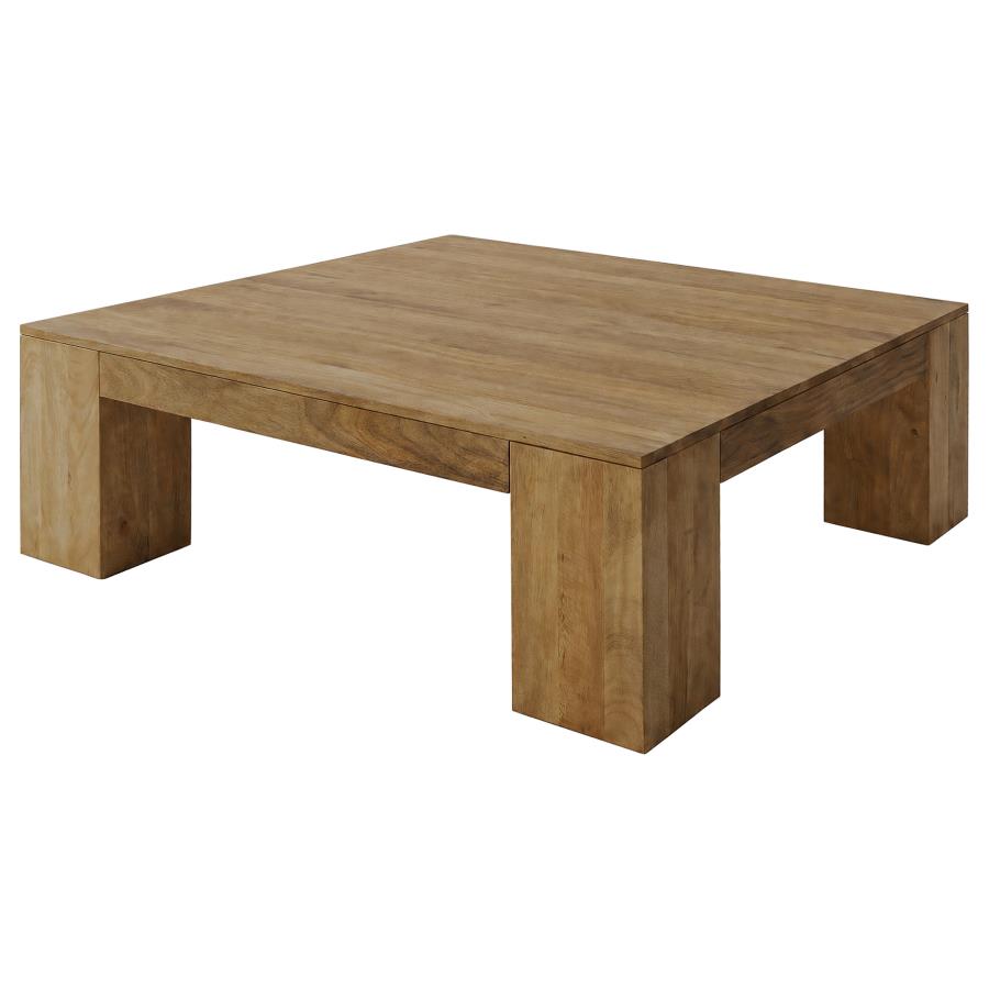 Butte 3-piece Mango Wood Coffee and End Table Set Natural