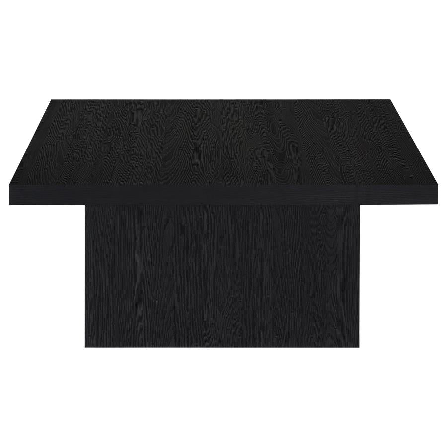 Devar 3-piece Square Cocktail Coffee End Table Set Black