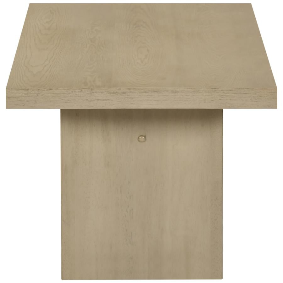Decker 2-piece Coffee and End Table Set Natural Oak