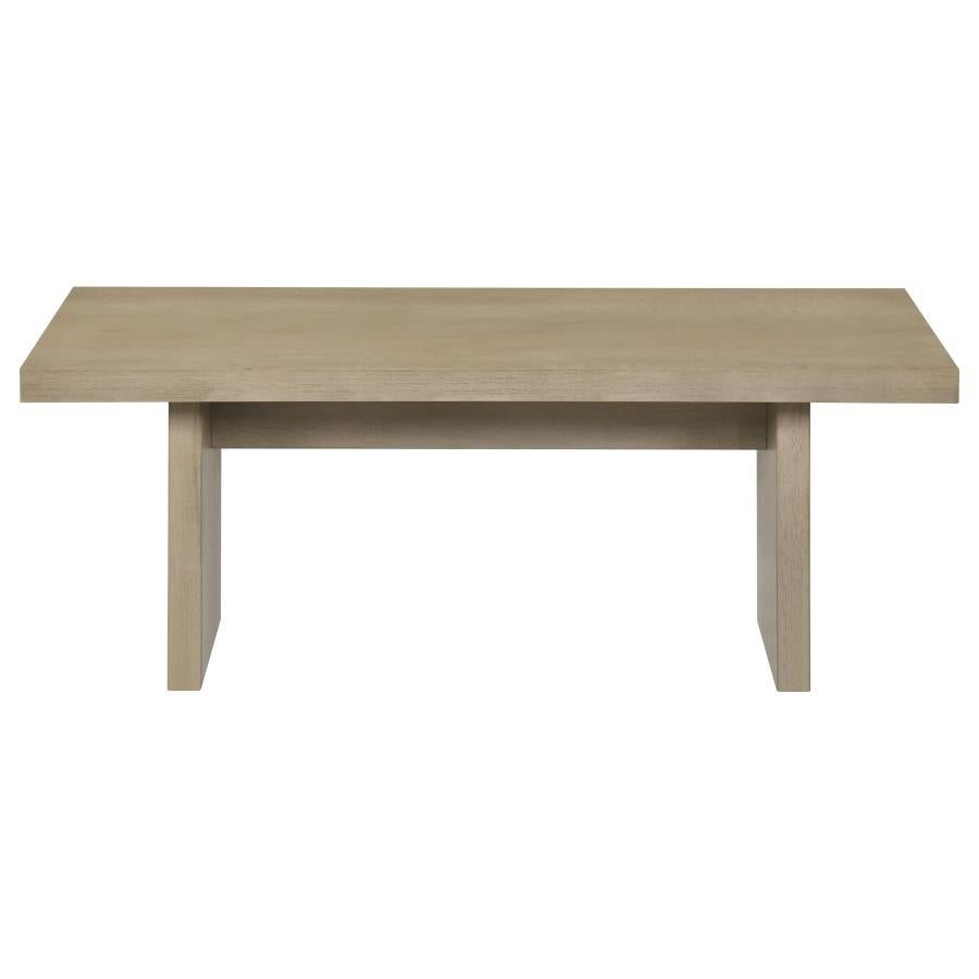Decker 3-piece Coffee and End Table Set Natural Oak
