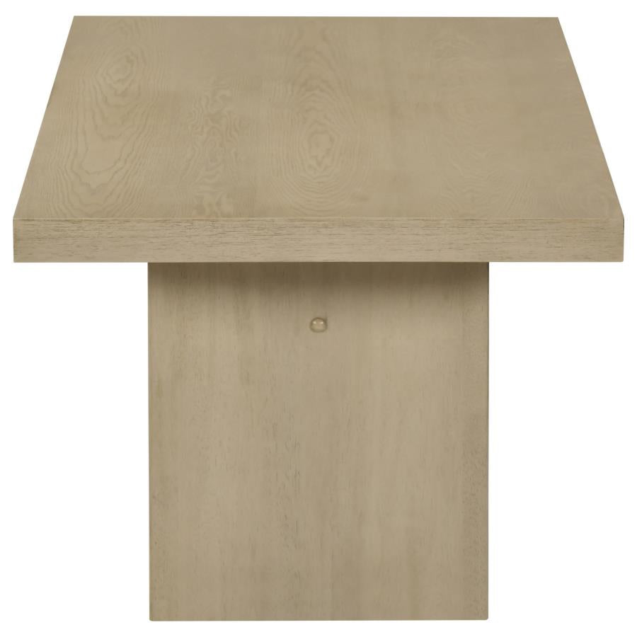 Decker 3-piece Coffee and End Table Set Natural Oak