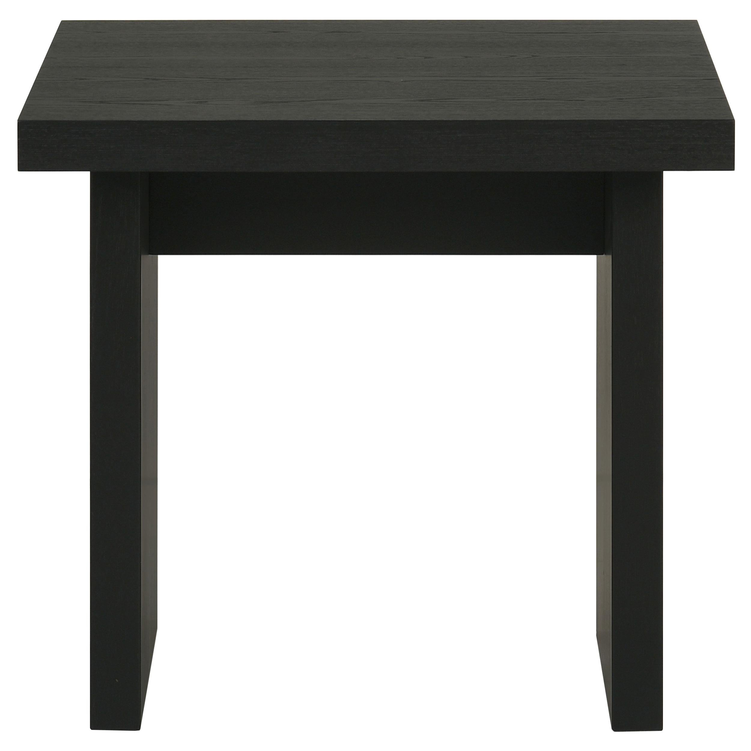 Decker Square Occasional Side End Table Black