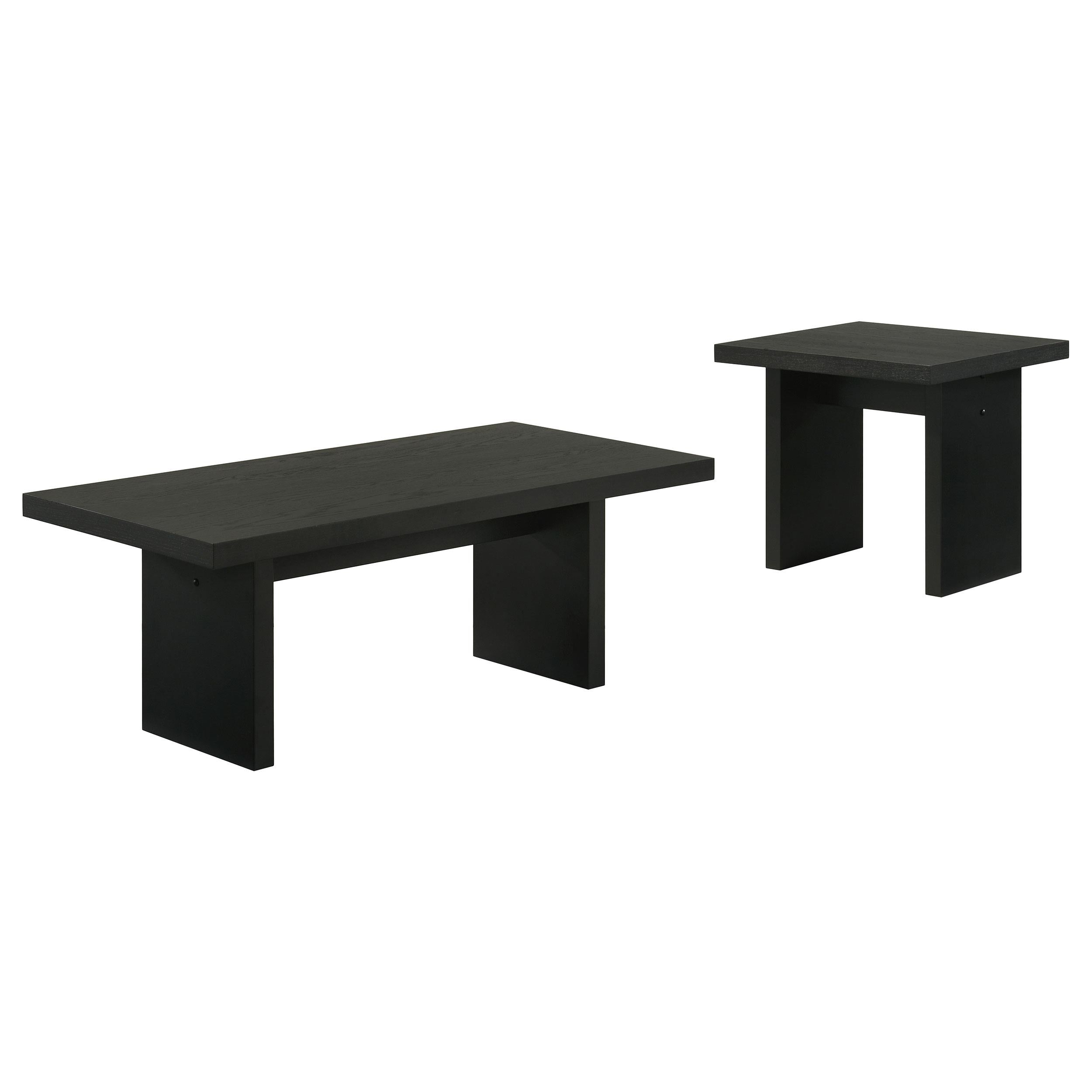 Decker Square Occasional Side End Table Black