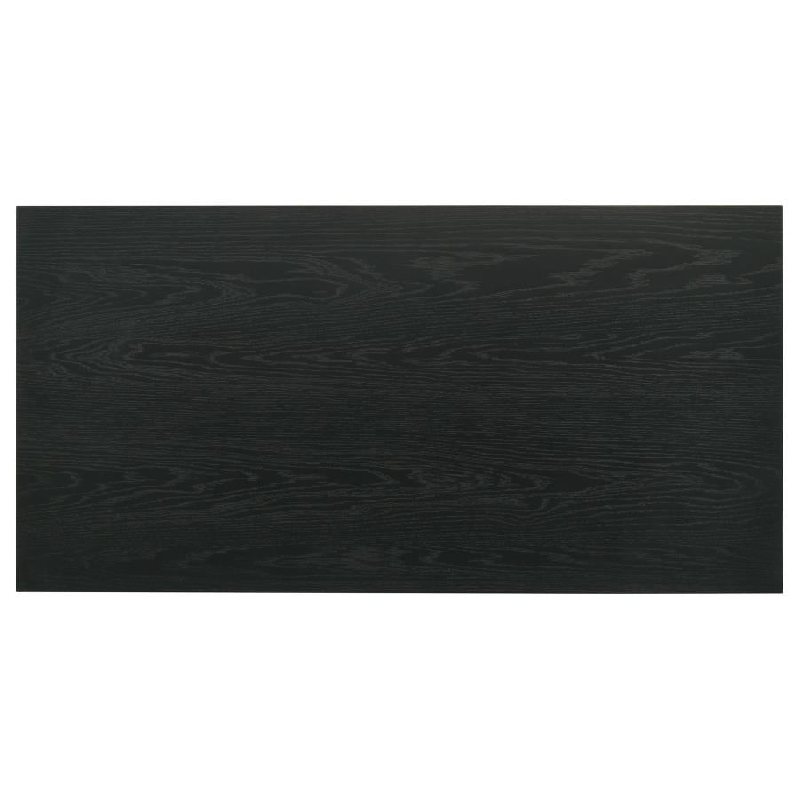 Decker 47-Inch Rectangular Cocktail Coffee Table Black