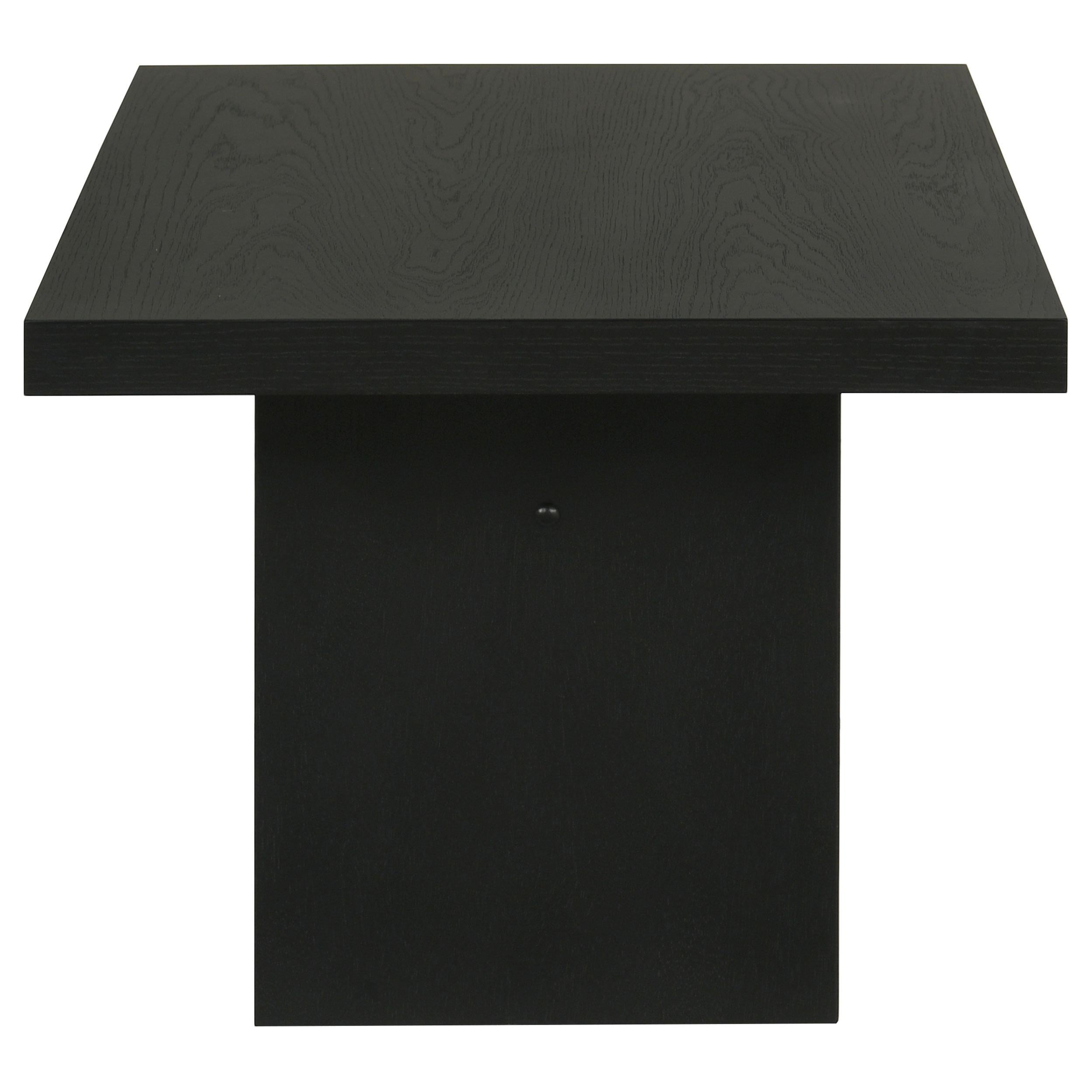 Decker 47-Inch Rectangular Cocktail Coffee Table Black