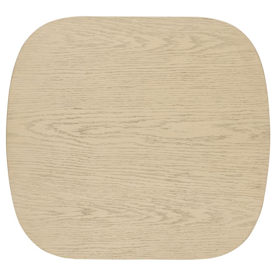 Kailani 3-piece Coastal Coffee and End Table Set Beige Oak
