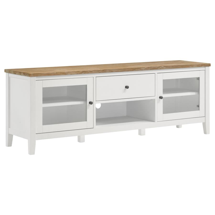 Hollis 3-piece 67-inch TV Stand Entertainment Center White