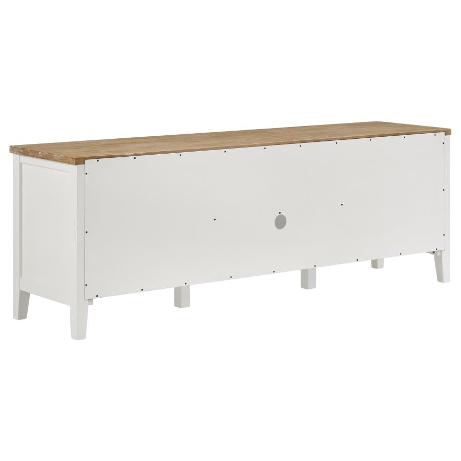 Hollis 3-piece 67-inch TV Stand Entertainment Center White