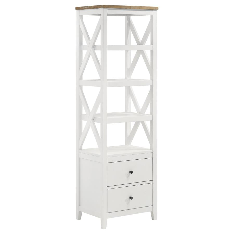 Hollis 3-piece 67-inch TV Stand Entertainment Center White