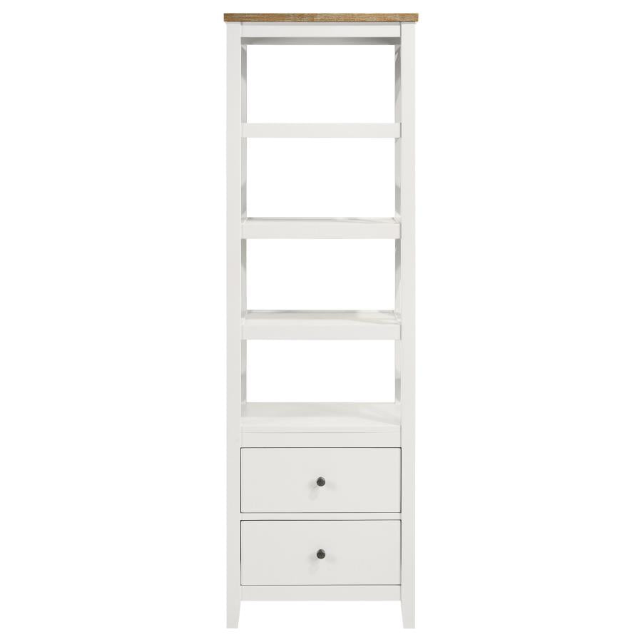 Hollis 3-piece 67-inch TV Stand Entertainment Center White