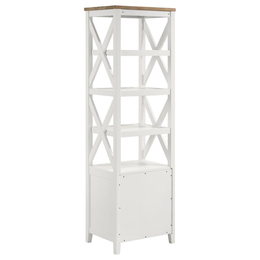Hollis 3-piece 67-inch TV Stand Entertainment Center White