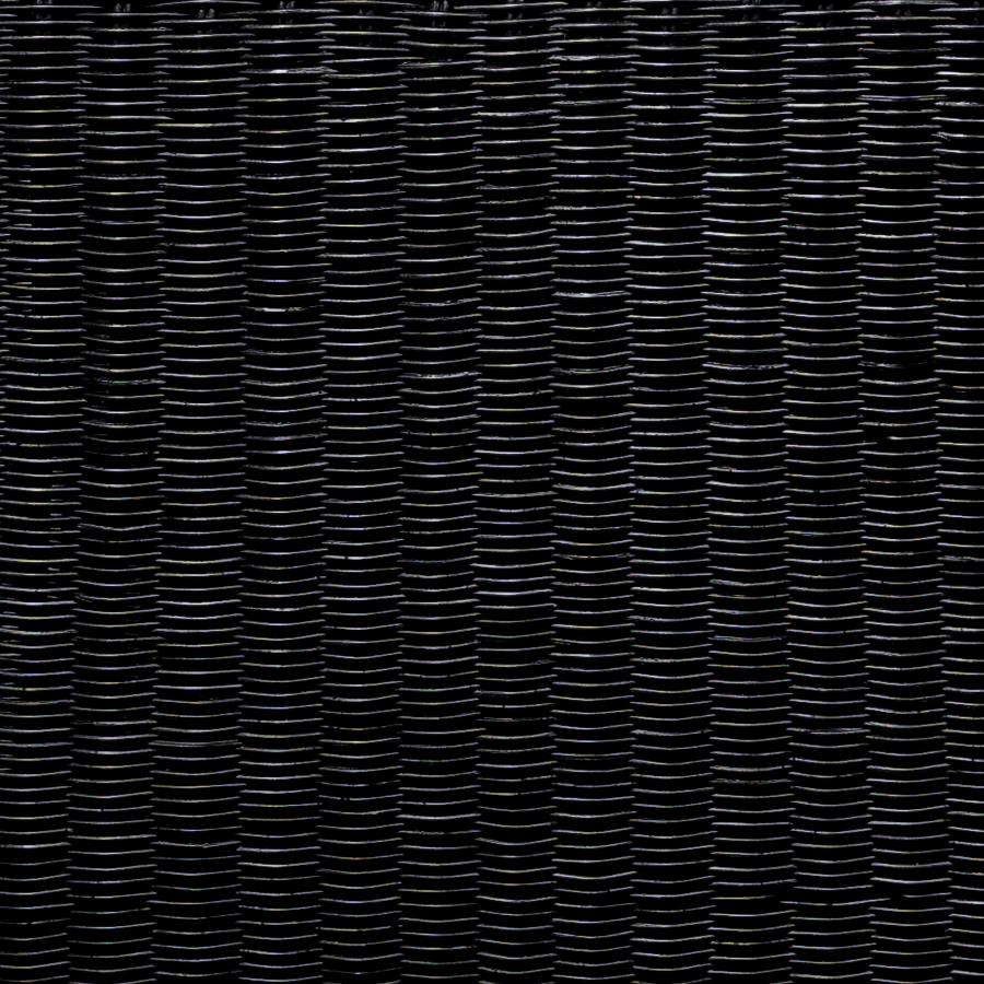 Cahya Woven Rattan Square Coffee Table Black