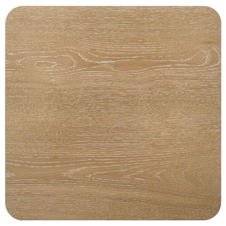 Castlewood Engineered Wood Accent Side End Table Light Oak